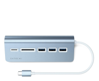 Satechi Aluminium - hub USB-C (czytnik kart micro/SD, 3x USB-A) - 1358242 - zdjęcie 2